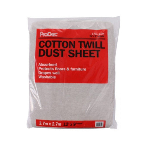 Cotton Dust Sheet 12ft x 9ft