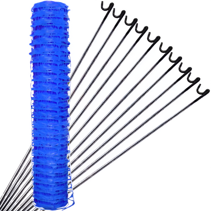 Barrier Fencing Mesh 1mx50m and Pins
