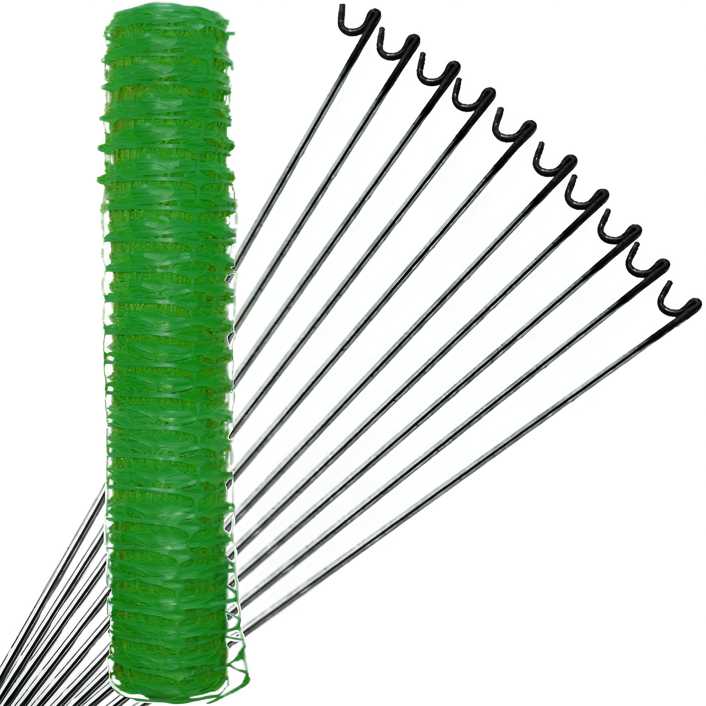 Barrier Fencing Mesh 1mx50m and Pins