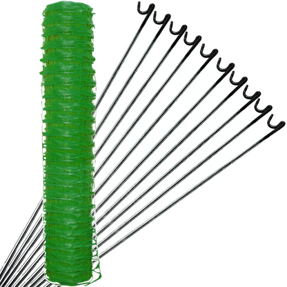 Barrier Fencing Mesh 1mx50m and Pins