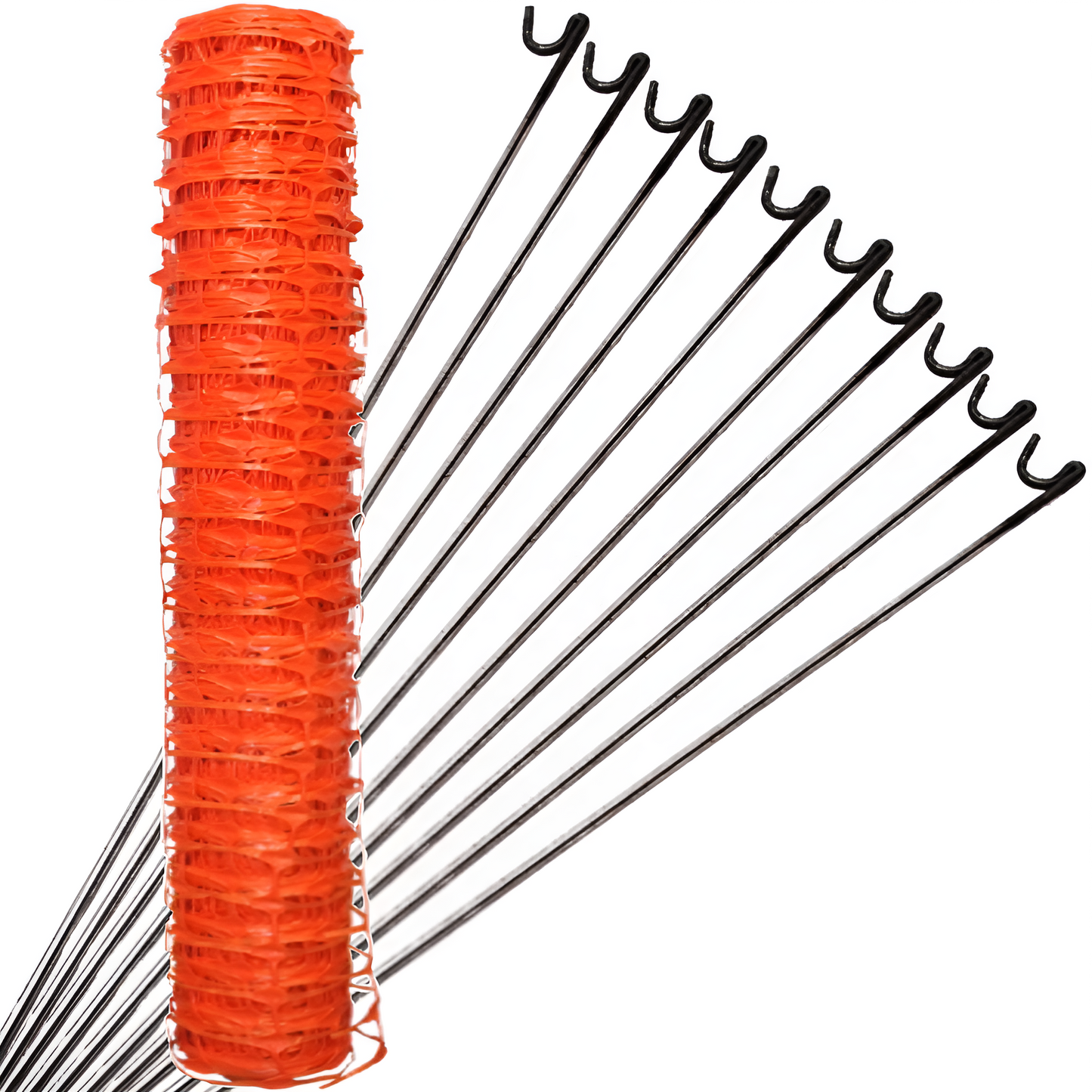 Barrier Fencing Mesh 1mx50m and Pins