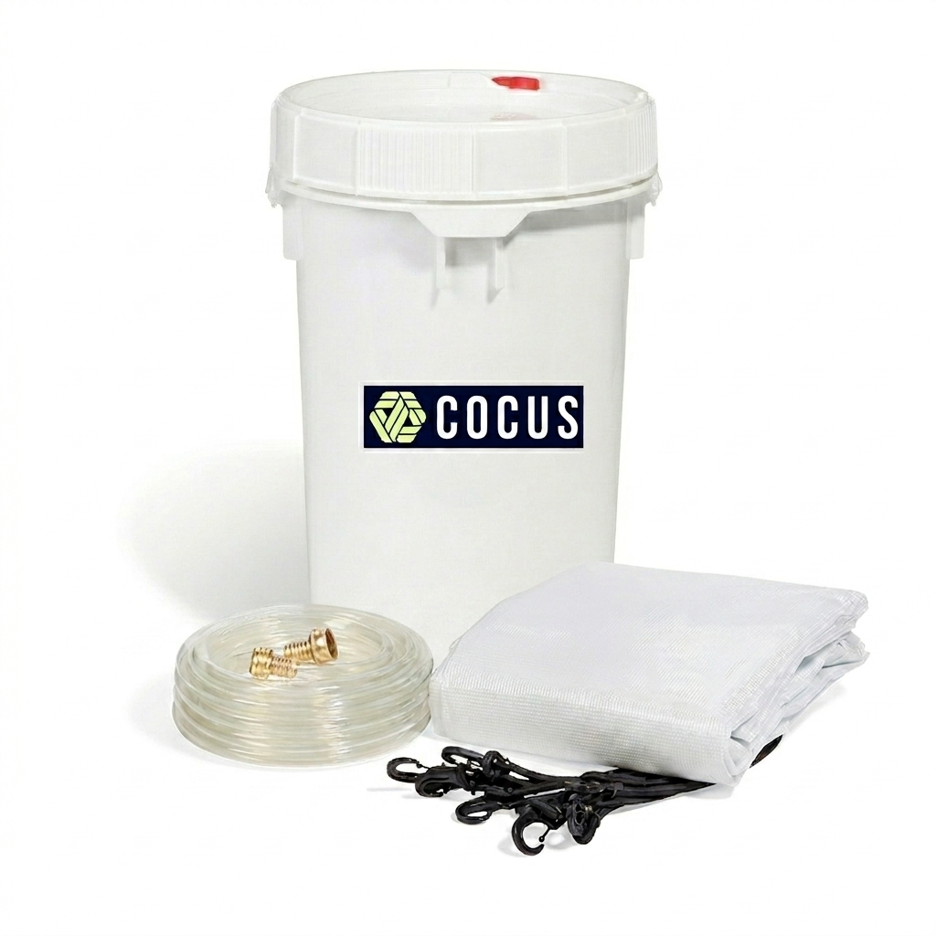 COCUS Ceiling Leak Diverter Kits with Buckets