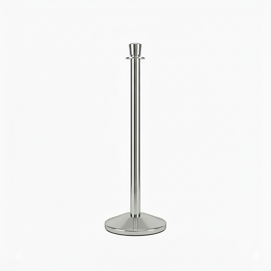 Rope Barrier Stanchion - Stainless Steel