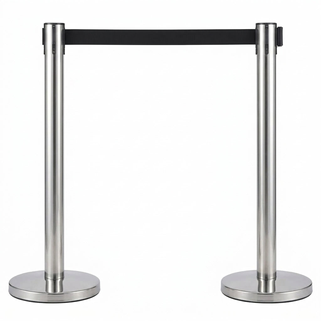Retractable Belt Queue Barrier - 10ft Belt