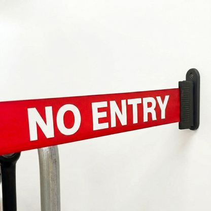 Red 'NO ENTRY' sign with a white background